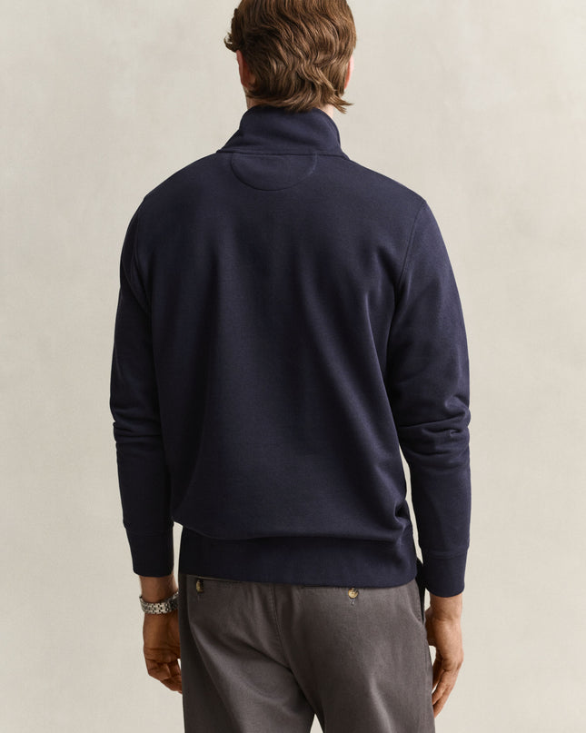 GANT Shield Half Zip - Evening Blue