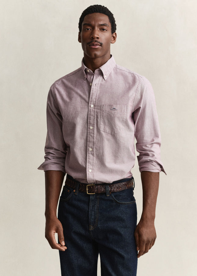 GANT Classic Regular Oxford Shirt - Deep Grape Wine