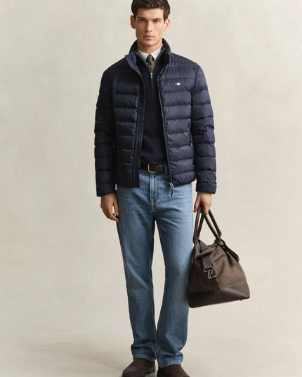 GANT Light Down Jacket - Evening Blue