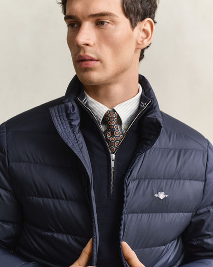 GANT Light Down Jacket - Evening Blue
