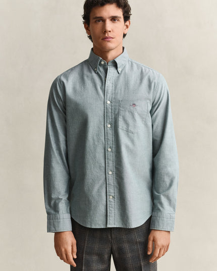GANT Classic Regular Oxford Shirt - Dark Emerald
