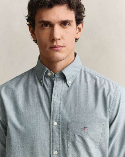 GANT Classic Regular Oxford Shirt - Dark Emerald