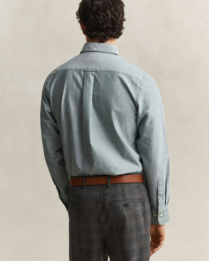 GANT Classic Regular Oxford Shirt - Dark Emerald