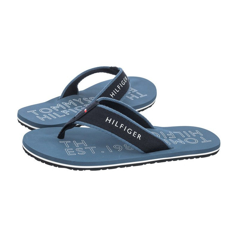 Tommy Hilfiger Sporty Hilfiger Beach Sandal Blue Coast