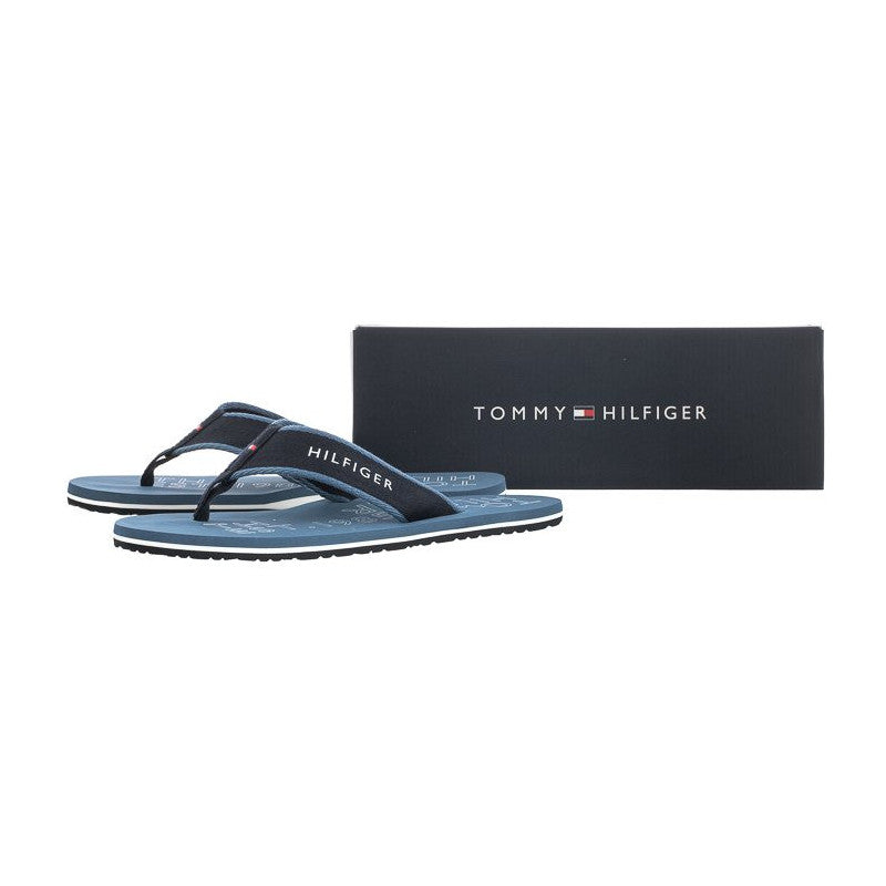 Tommy Hilfiger Sporty Hilfiger Beach Sandal Blue Coast