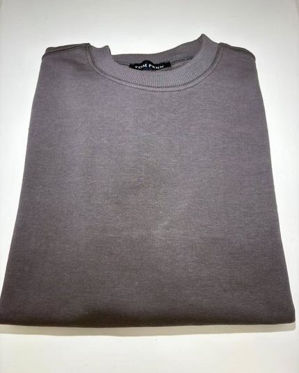 Tom Penn Round Neck Sweatshirt - Slate