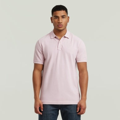 Dunda Overdyed Slim Polo - Burnished Lilac