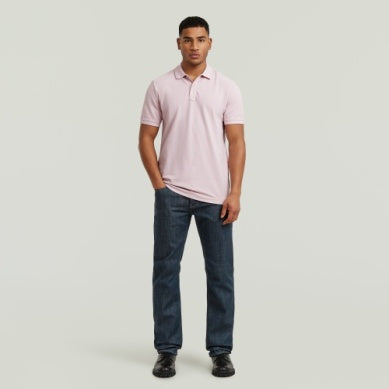 Dunda Overdyed Slim Polo - Burnished Lilac