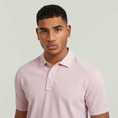 Dunda Overdyed Slim Polo - Burnished Lilac