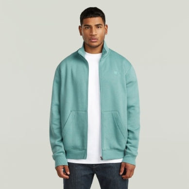 Premium Core Track Jacket - Mineral Blue