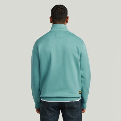 Premium Core Half Zip - Mineral Blue