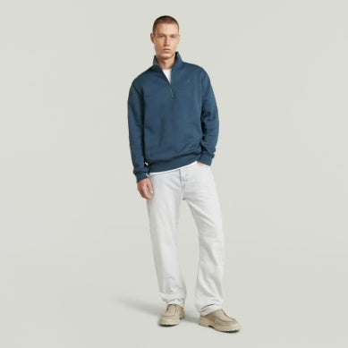 Premium Core Half Zip - Rank Blue