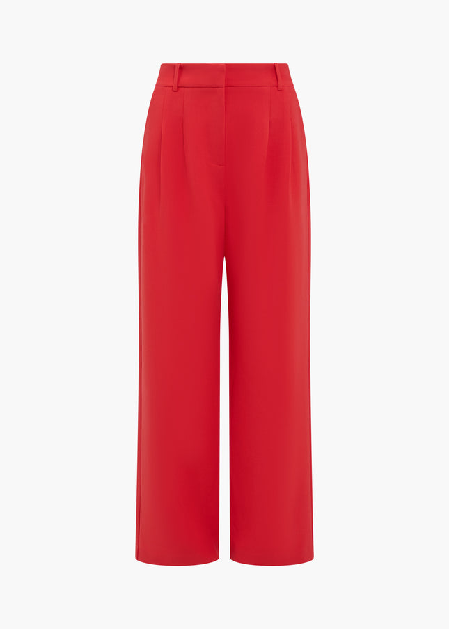 Carlie Suiting Trouser - Watermelon Red
