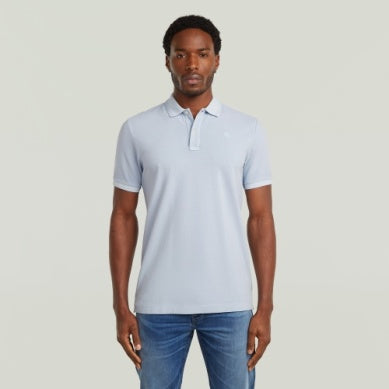 Dunda Overdyed Slim Polo - LT Wave