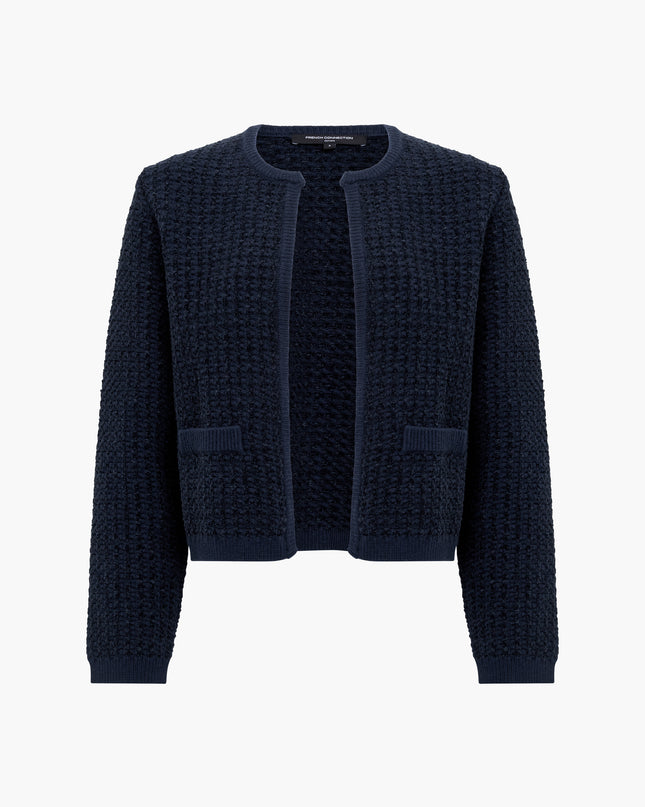Noar Moss Stitch Cardigan - Navy