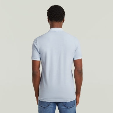 Dunda Overdyed Slim Polo - LT Wave