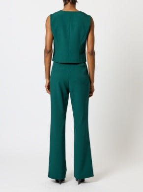 Miles Embellished Waistcoat - Emerald Green