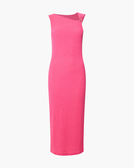 Trixie Soft Midi Dress - Fuchsia Pink