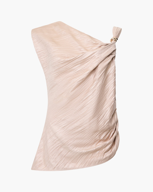 Novie Asymmetric Top - Warm Neutral