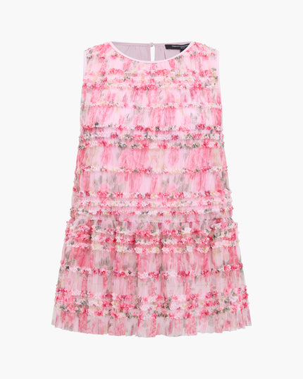 Vanessa Mesh Top - Pink Multi