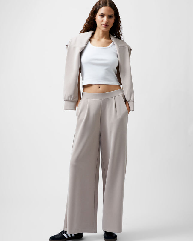Wren Wide Leg Trouser - Washed Macchiato