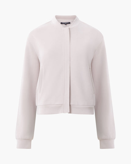 Wren Long Sleeve Zip Through Bomber - Washed Macchiato