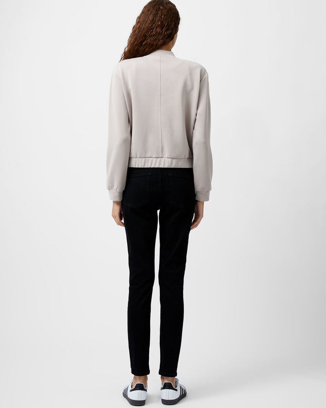 Wren Long Sleeve Zip Through Bomber - Washed Macchiato