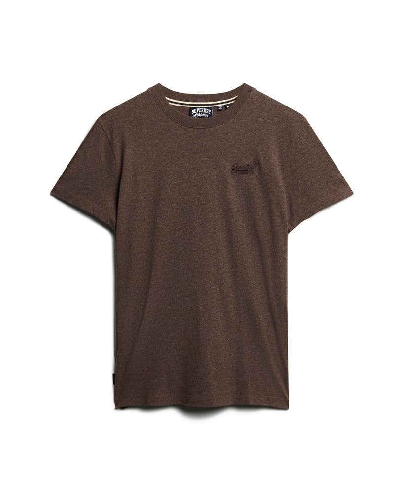 Organic Cotton Essential Logo T-Shirt - Cocoa Brown