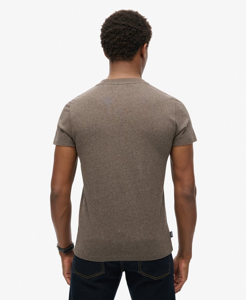 Organic Cotton Essential Logo T-Shirt - Cocoa Brown