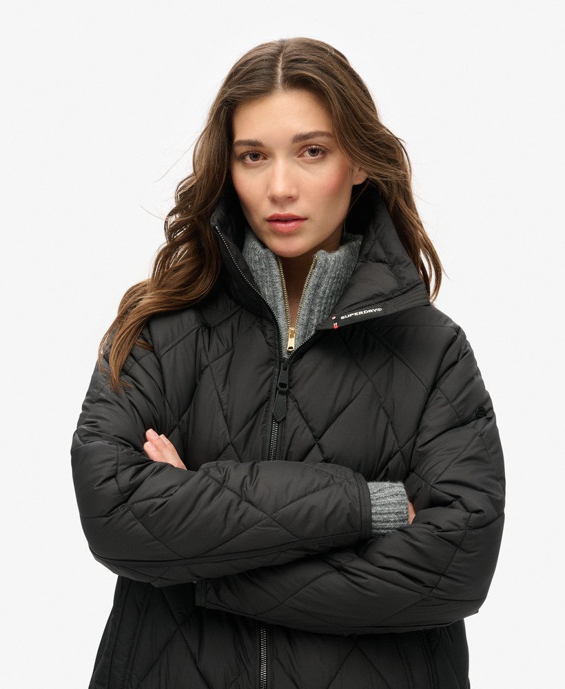 Superlong Quilted Liner Jacket