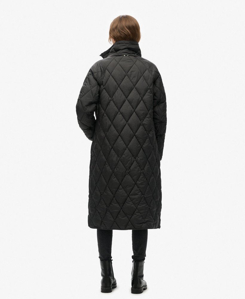 Superlong Quilted Liner Jacket