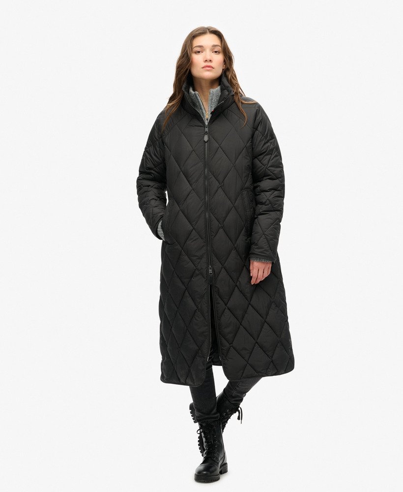 Superlong Quilted Liner Jacket