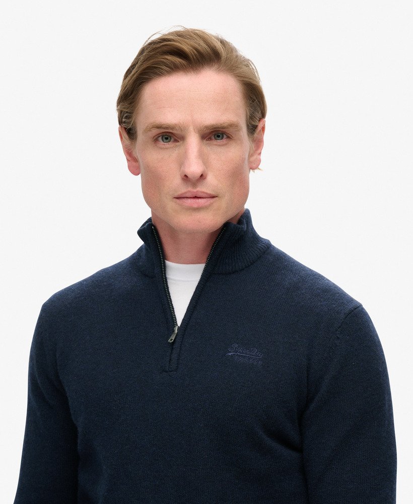 Superdry Essential Logo Henley Navy