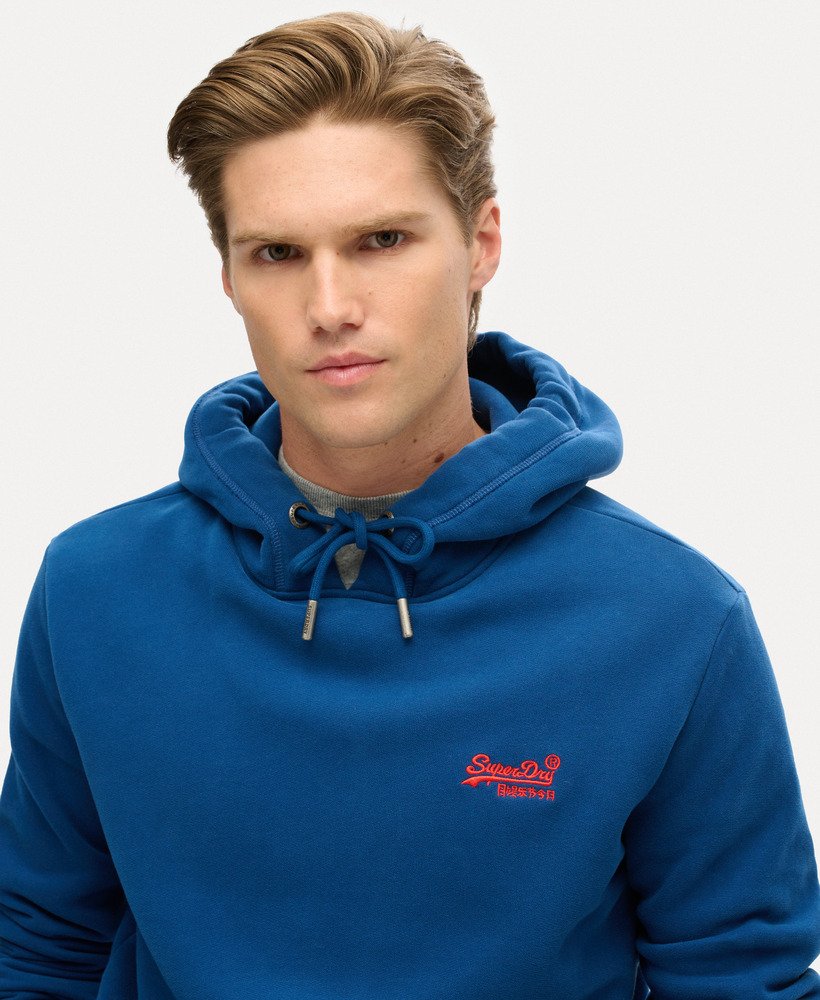 Essential Logo Hoodie - Pilot Mid Blue