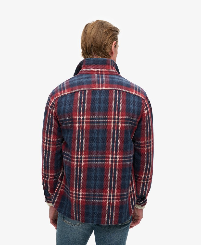 Superdry Heavy Checked Shirt - Merchant Check Navy