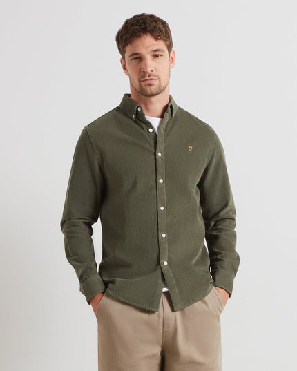 Maverick
Regular Fit Cord Shirt In Rosemary