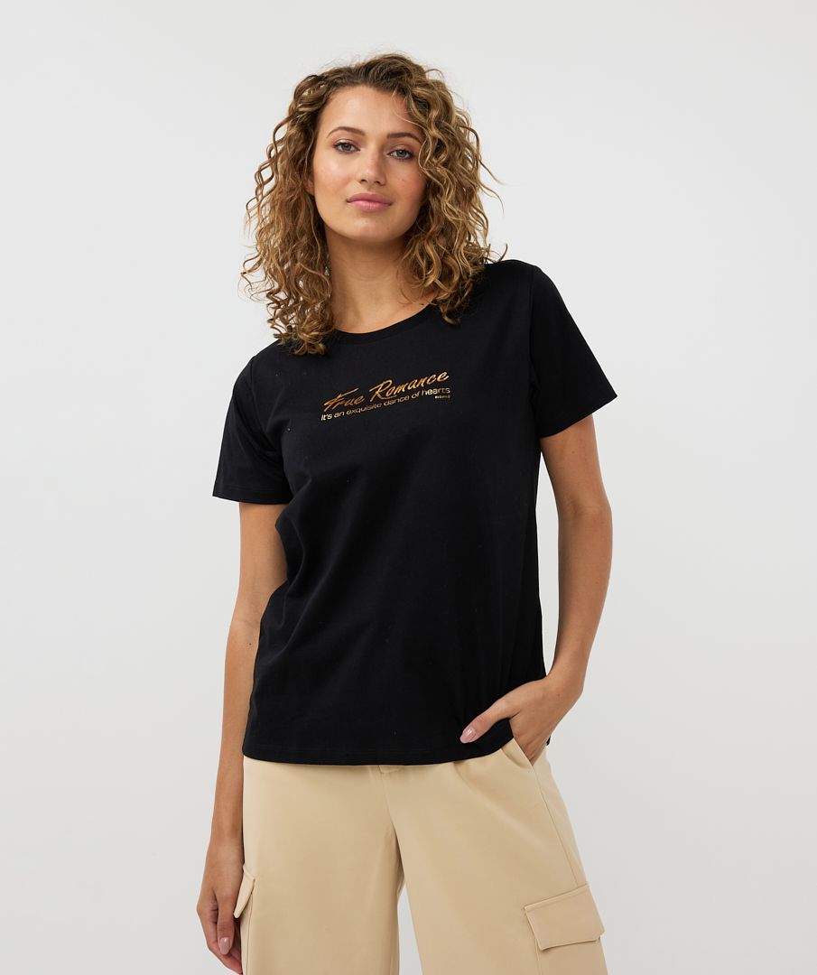 Esqualo T-shirt foil print