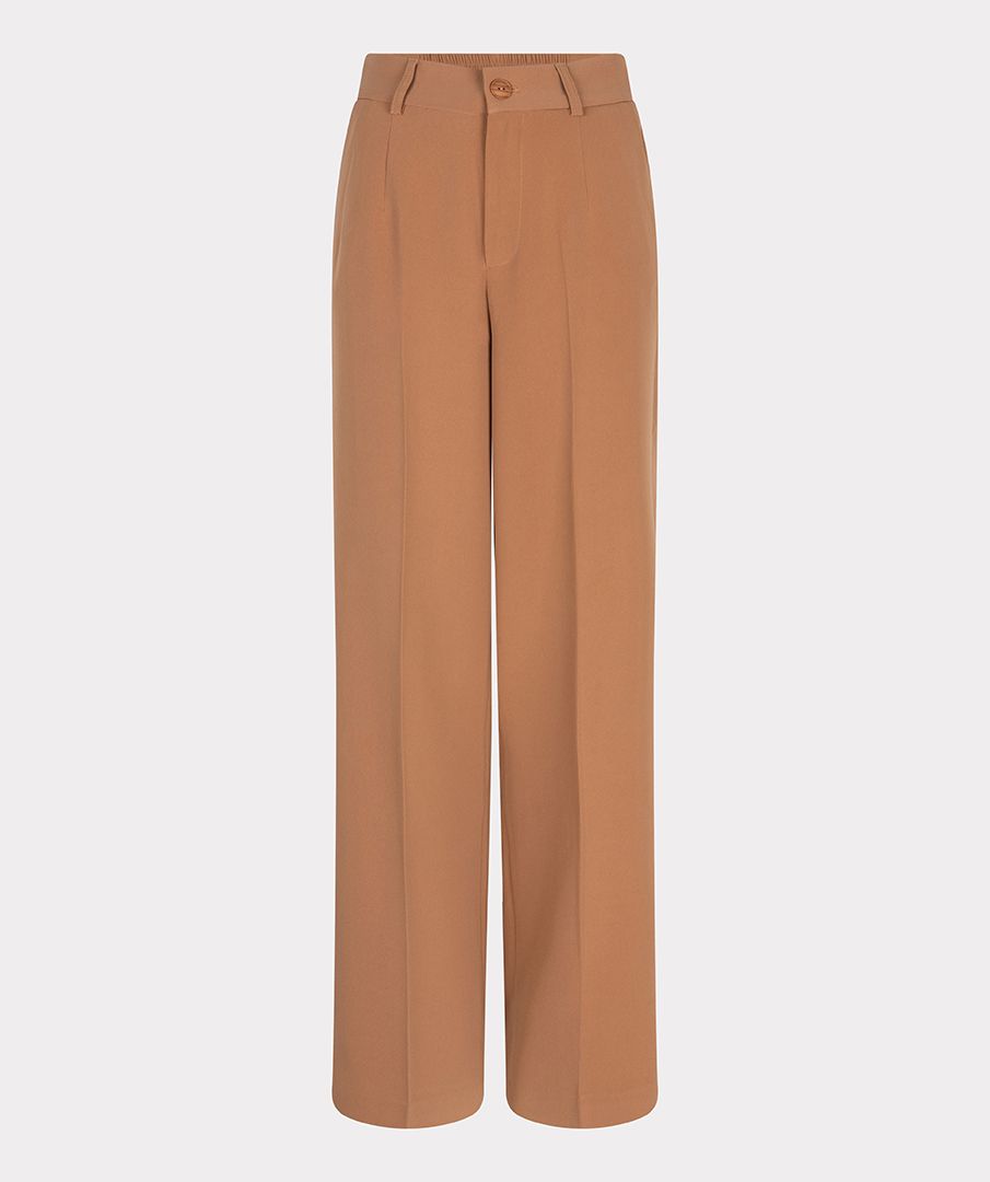 Esqualo Trousers wide city - Copper Brown