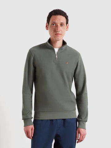 Conrad 1/4 zip Rosemary
