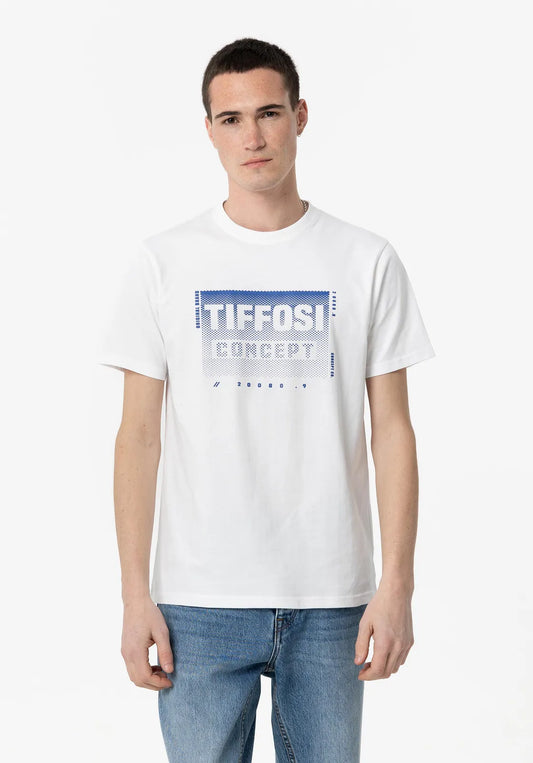 Tiffosi Embossed Front Print T-Shirt