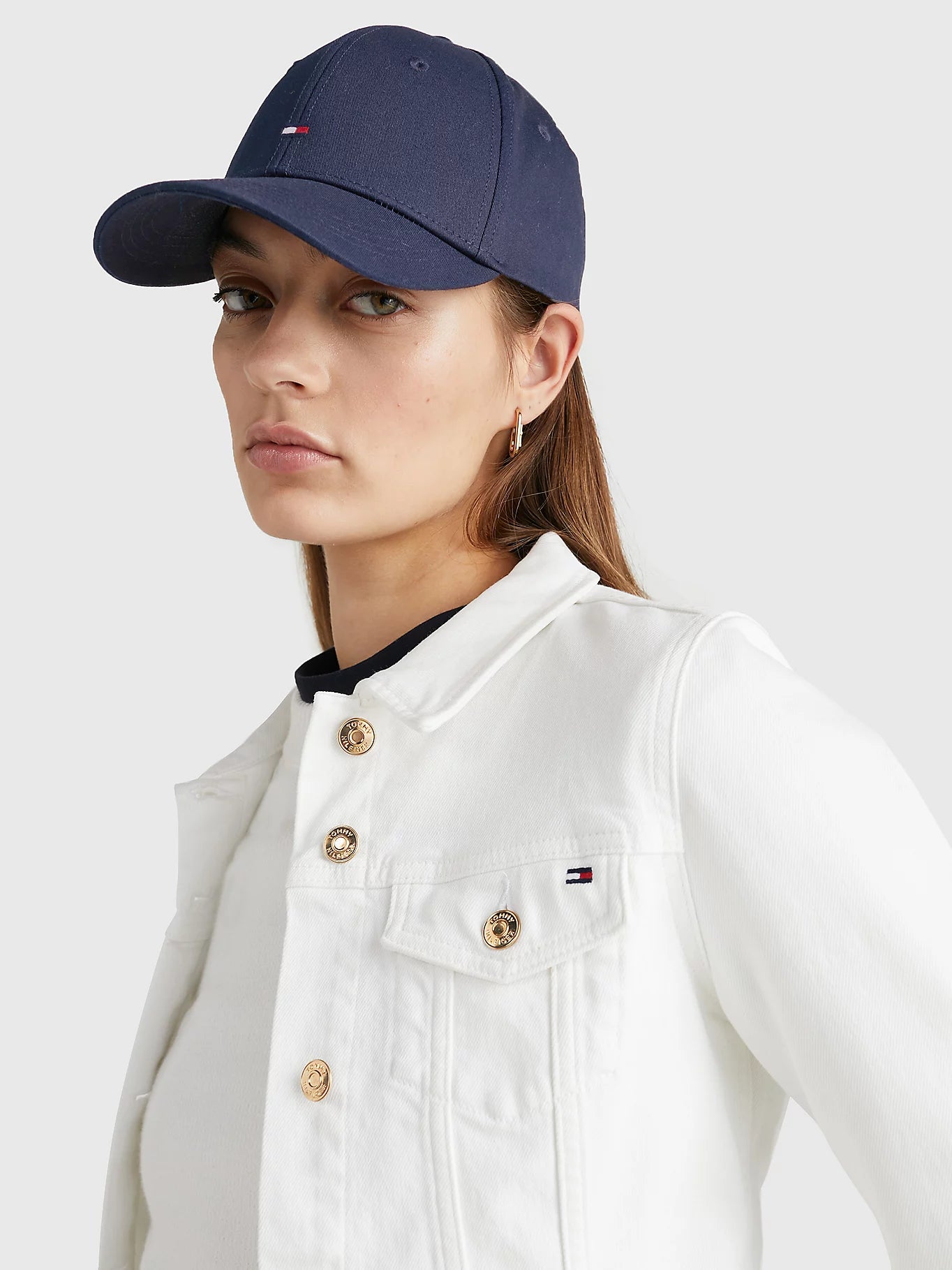 Tommy Hilfiger - Essential Organic Cotton Flag Baseball Cap