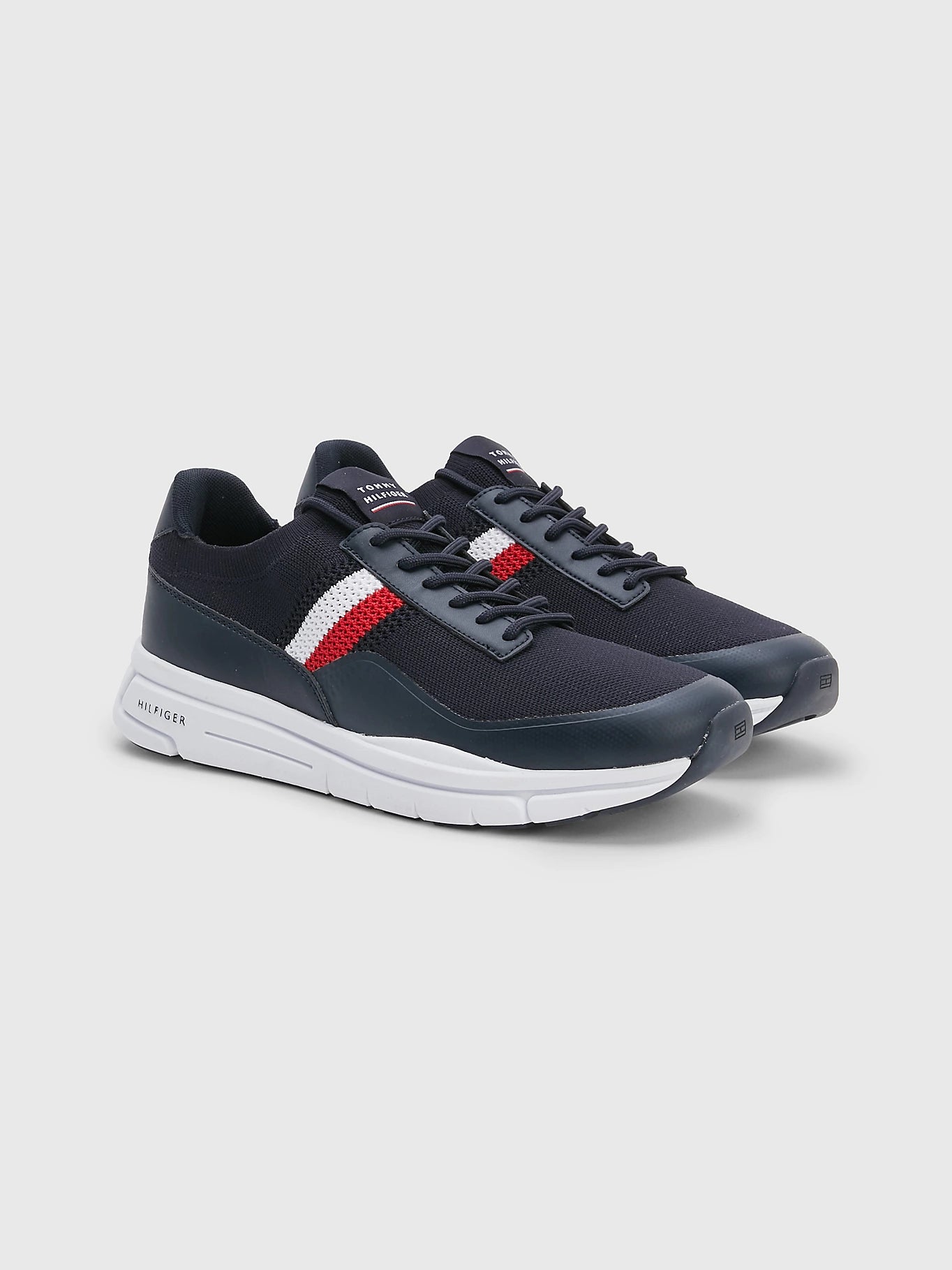 Tommy Hilfiger Signature Detail Lightweight Knitted Runners - Navy